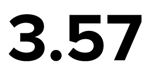 3.57 average gpa